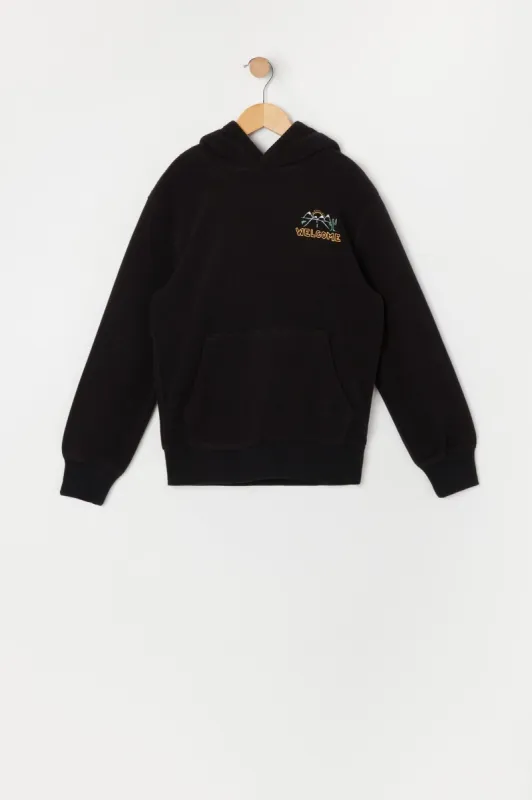 Boys Great Beyond Graphic Polar Fleece Hoodie sold by Urban Planet