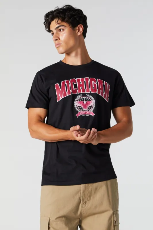 Michigan Graphic T-Shirt sold by Urban Planet