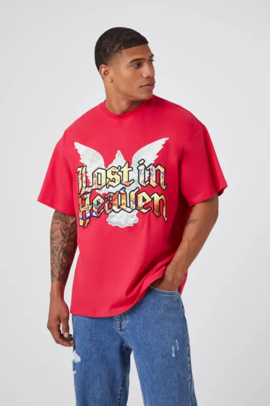 T-shirt à imprimé Lost In Heaven sold by Urban Planet