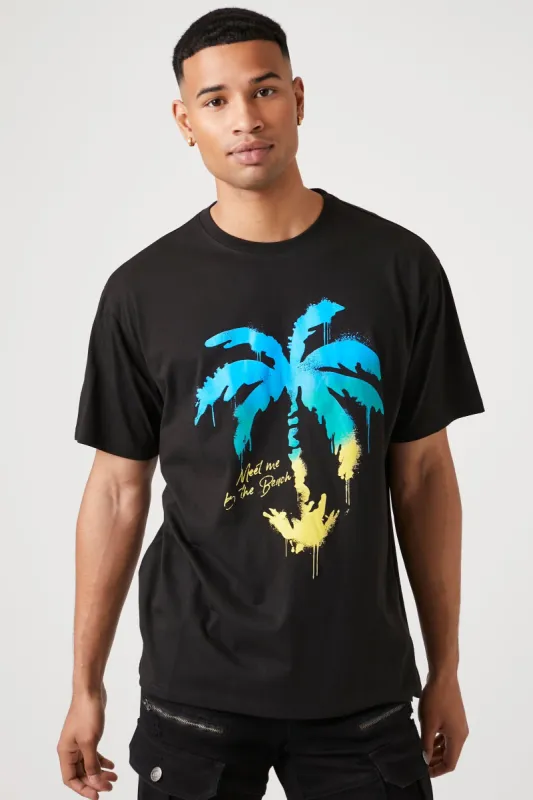 T-shirt à imprimé Meet Me By The Beach sold by Urban Planet
