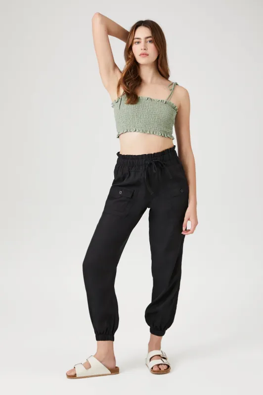 Pantalon de jogging en chambray avec taille coulissante sold by Urban Planet