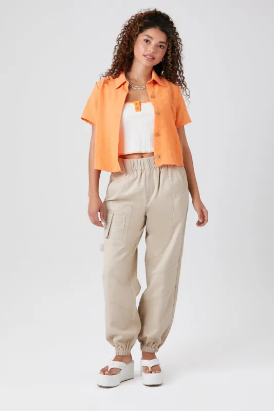 Twill Cargo Jogger sold by Urban Planet