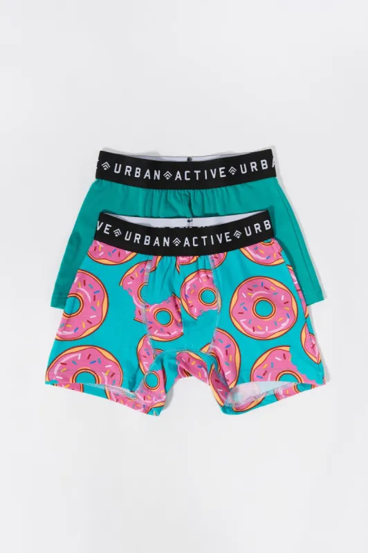 Boys Donut Print Boxer Brief (2 Pack) sold by Urban Planet