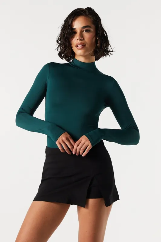Contour Mock Neck Long Sleeve Bodysuit sold by Urban Planet
