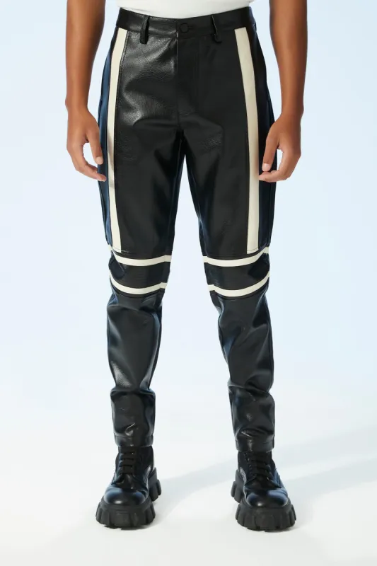 Faux Leather Striped Pant sold by Urban Planet