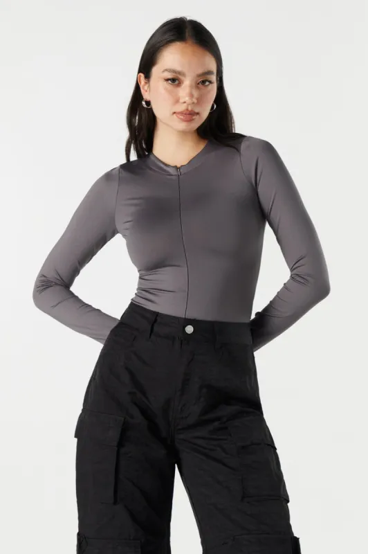 Zip Front Bodysuit sold by Urban Planet