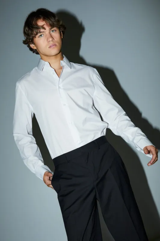 Poplin Dress Shirt sold by Urban Planet