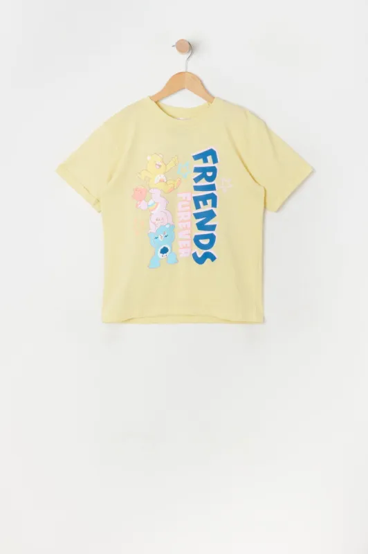 Girls Care Bear Friends Furever Graphic Boyfriend T-Shirt made by Urban Planet