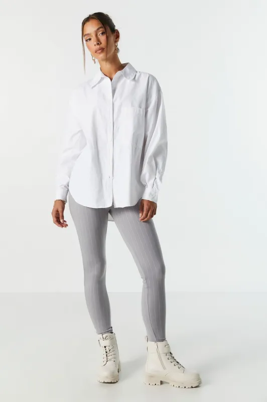 Pinstriped Zip Pocket Legging sold by Urban Planet