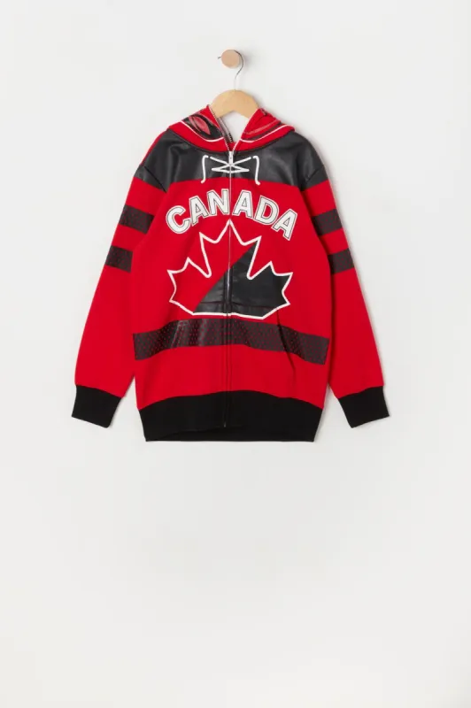 Boys Canada Goalie Peeper Hoodie sold by Urban Planet