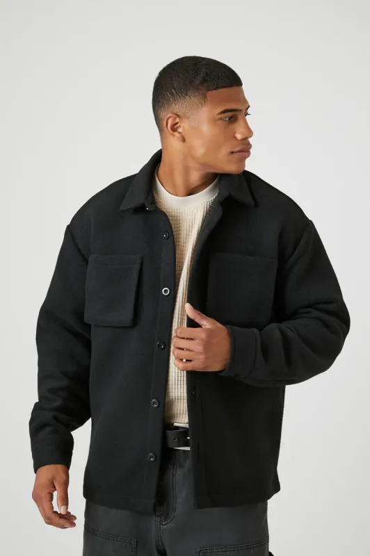 Blouson boutonné brossé sold by Urban Planet