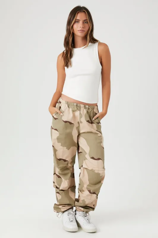 Jogger avec taille coulissante à barillet et motif camouflage sold by Urban Planet