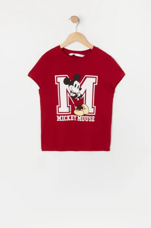 Girls Mickey Mouse Graphic T-Shirt sold by Urban Planet