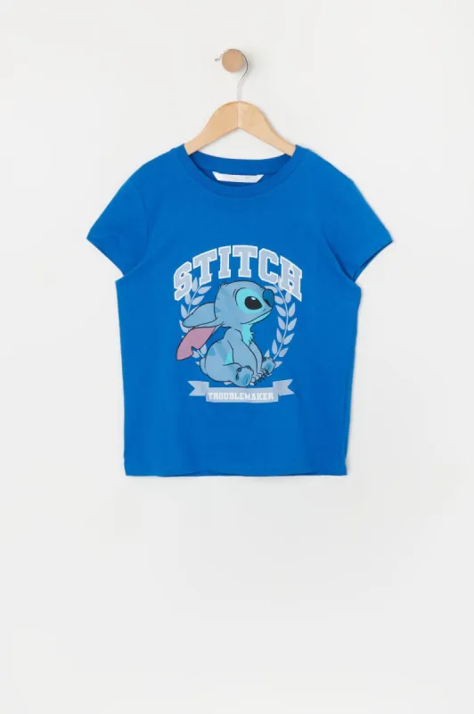 Girls Lilo and Stitch Graphic T-Shirt sold by Urban Planet