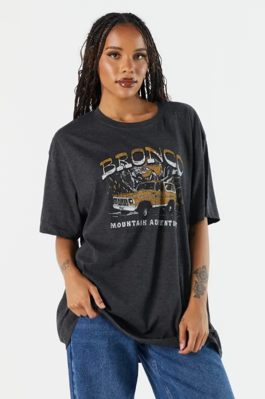 Bronco Graphic Boyfriend T-Shirt sold by Urban Planet