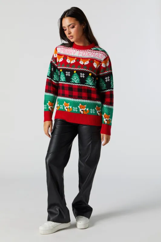 Happy Foxmas Ugly Xmas Sweater sold by Urban Planet