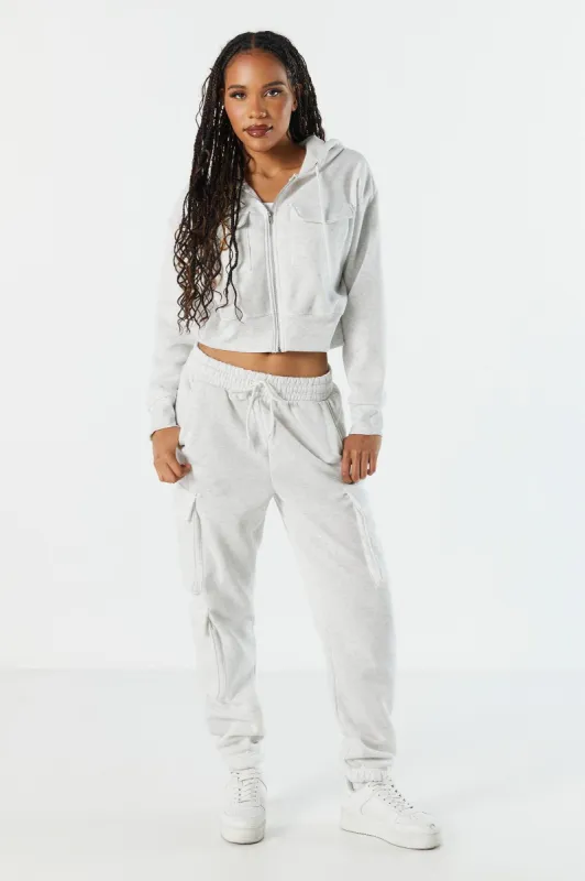 Pantalon de jogging cargo en molleton sold by Urban Planet