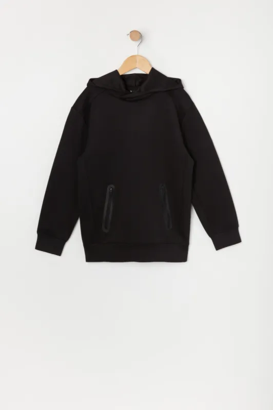 Boys Mesh Zip Pocket Hoodie sold by Urban Planet