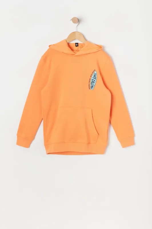Boys Surf Calling Graphic Fleece Hoodie sold by Urban Planet