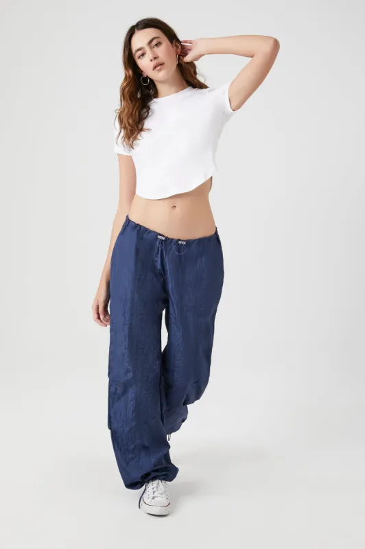 Toggle Drawstring Parachute Pant sold by Urban Planet
