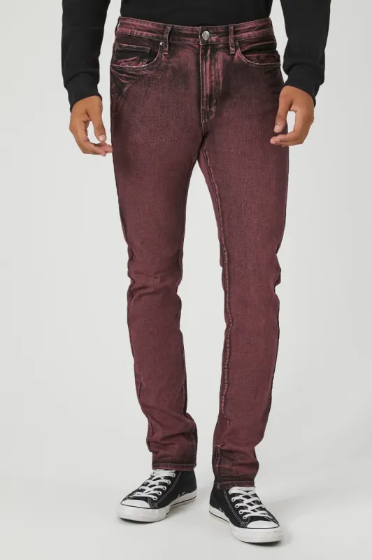 Jean ajusté délavé minéral sold by Urban Planet