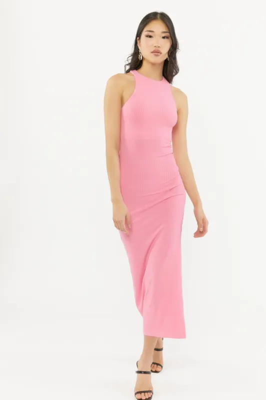 Ribbed Leg Slit Bodycon Maxi Dress sold by Urban Planet