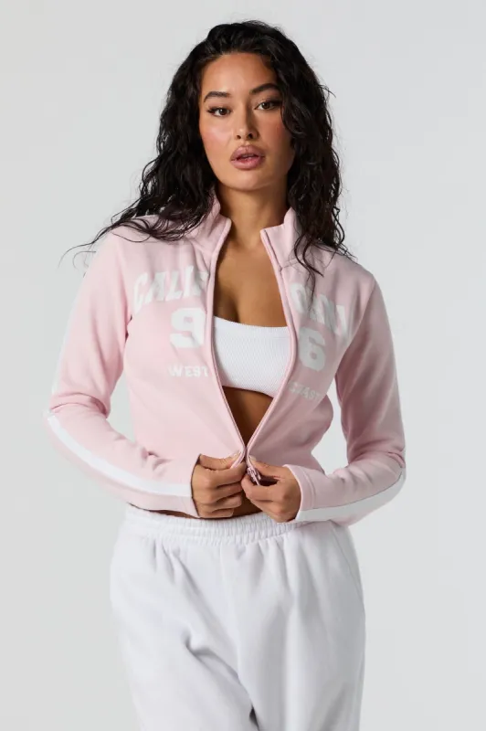 California Graphic Zip-Up Sweatshirt sold by Urban Planet
