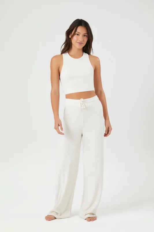 Cropped Tank Top and Pajama Pant Set sold by Urban Planet