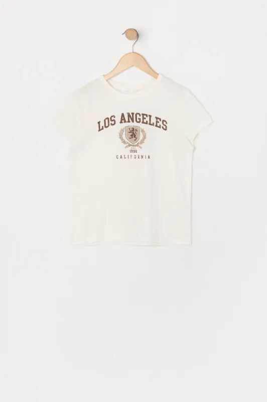 Girls Los Angeles Graphic T-Shirt sold by Urban Planet