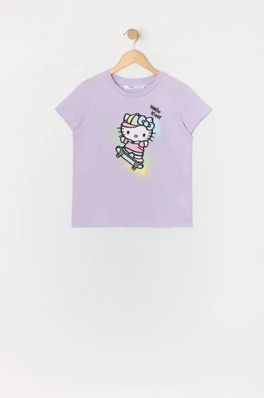 Girls Hello Kitty Skater Graphic T-Shirt sold by Urban Planet