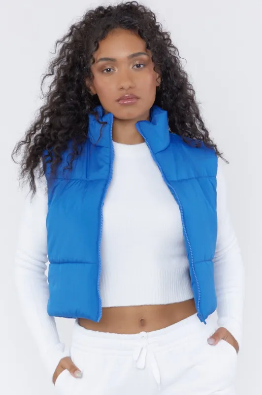 Veste courte matelassée avec fermeture à glissière sold by Urban Planet