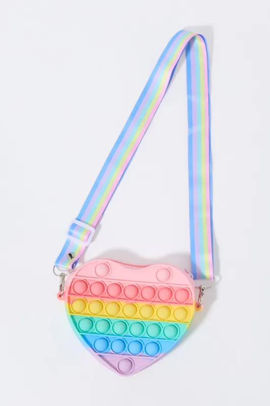 Girls Heart Pop Fidget Purse sold by Urban Planet