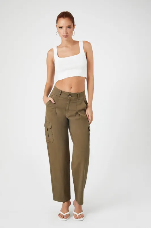 Twill High Rise Trouser sold by Urban Planet