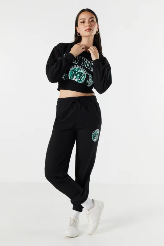 Pantalon de jogging en molleton à imprimé New York sold by Urban Planet