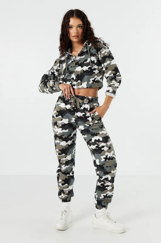 Fleece Camo Jogger sold by Urban Planet