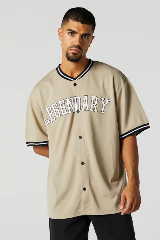 Jersey boutonné à imprimé Legendary sold by Urban Planet