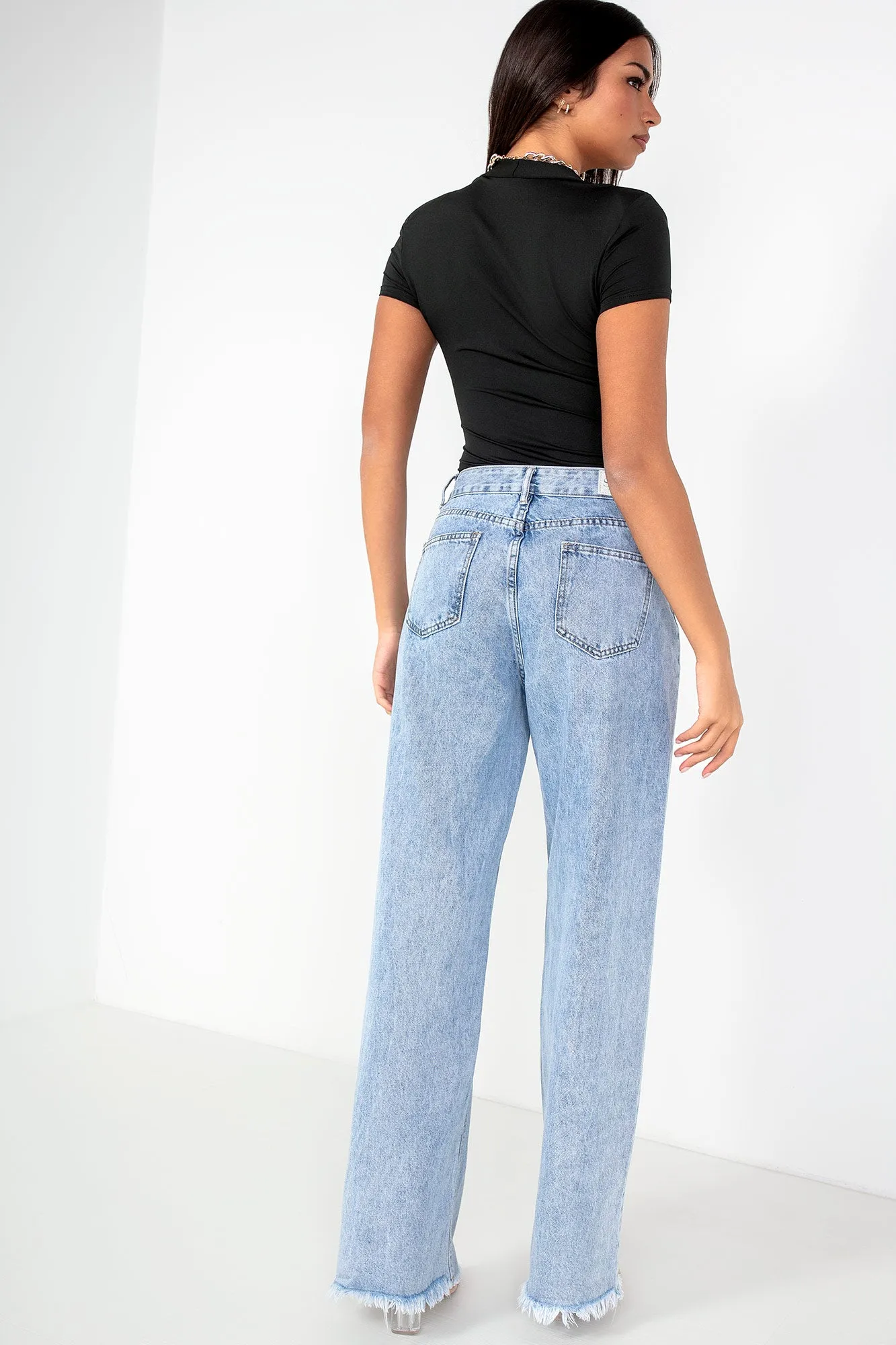 Omyra Black Slinky Bodysuit sold by Va Va Voom product image thumbnail 2