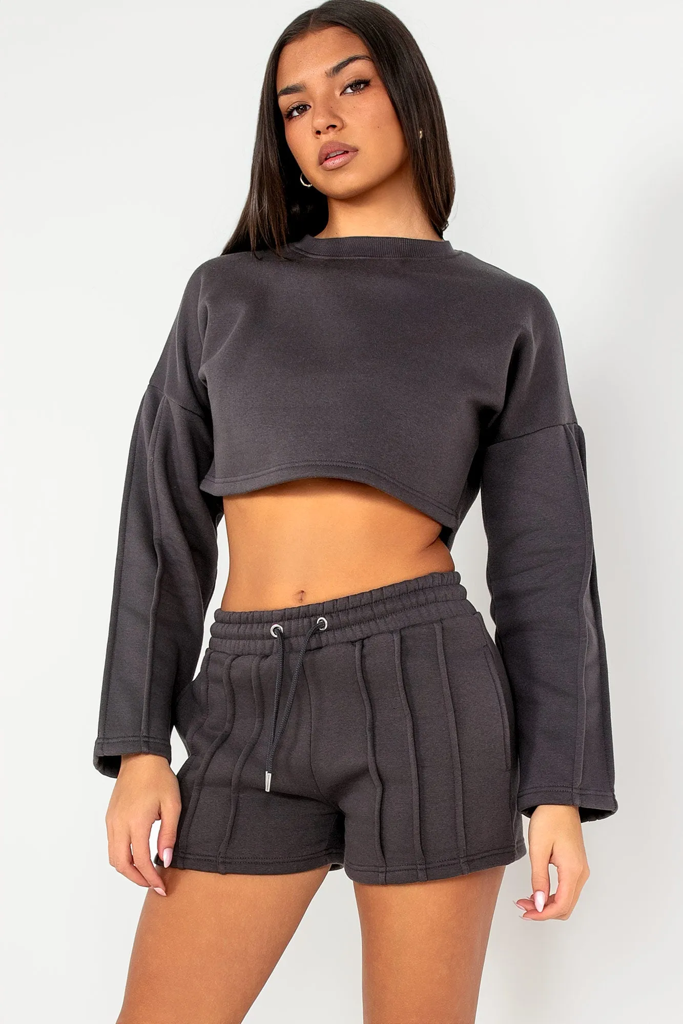 Annalivia Charcoal Loungewear Set sold by Va Va Voom