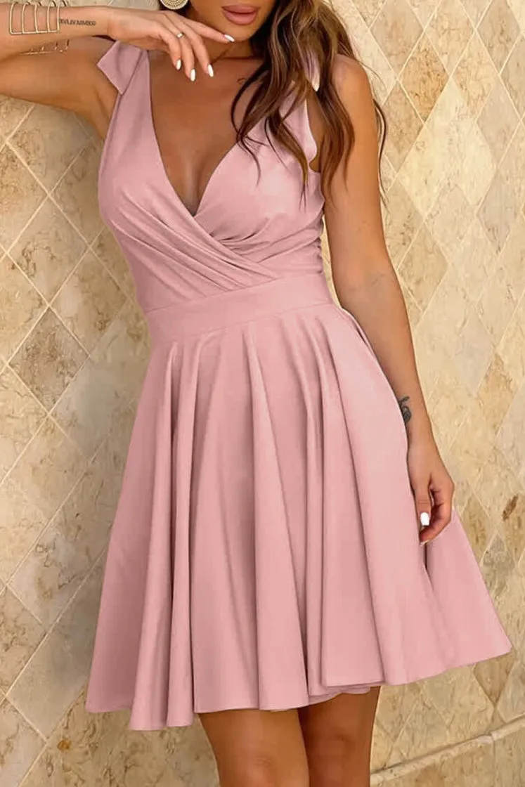 Nyra Dusty Pink Sleeveless Dress sold by Va Va Voom product image thumbnail 4