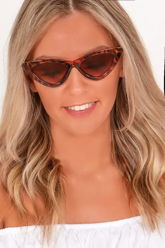 Leopard Cat Eye Frame Sunglasses sold by Va Va Voom