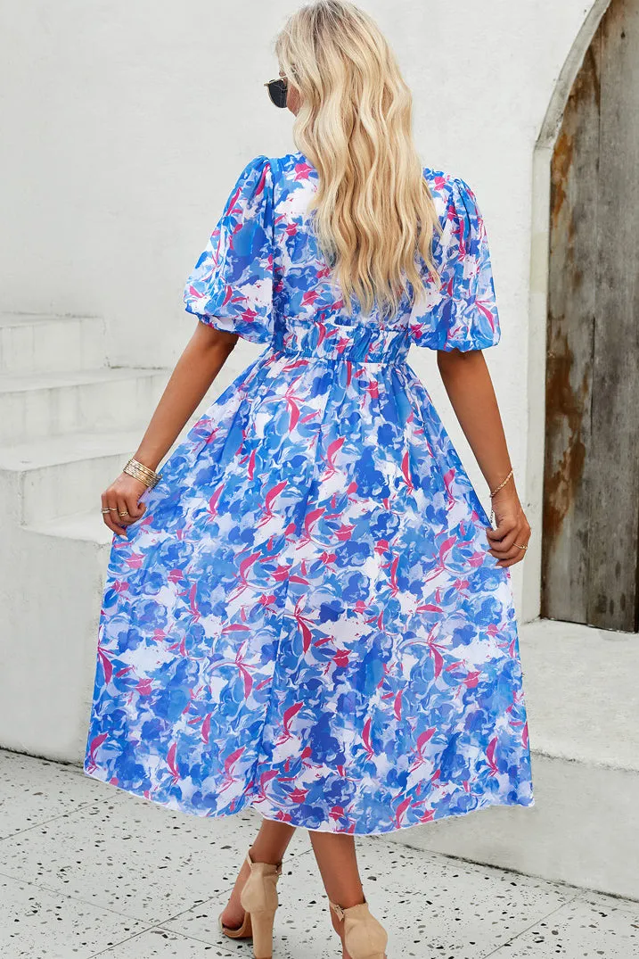 Ashley Blue Chiffon Print Dress sold by Va Va Voom product image thumbnail 2