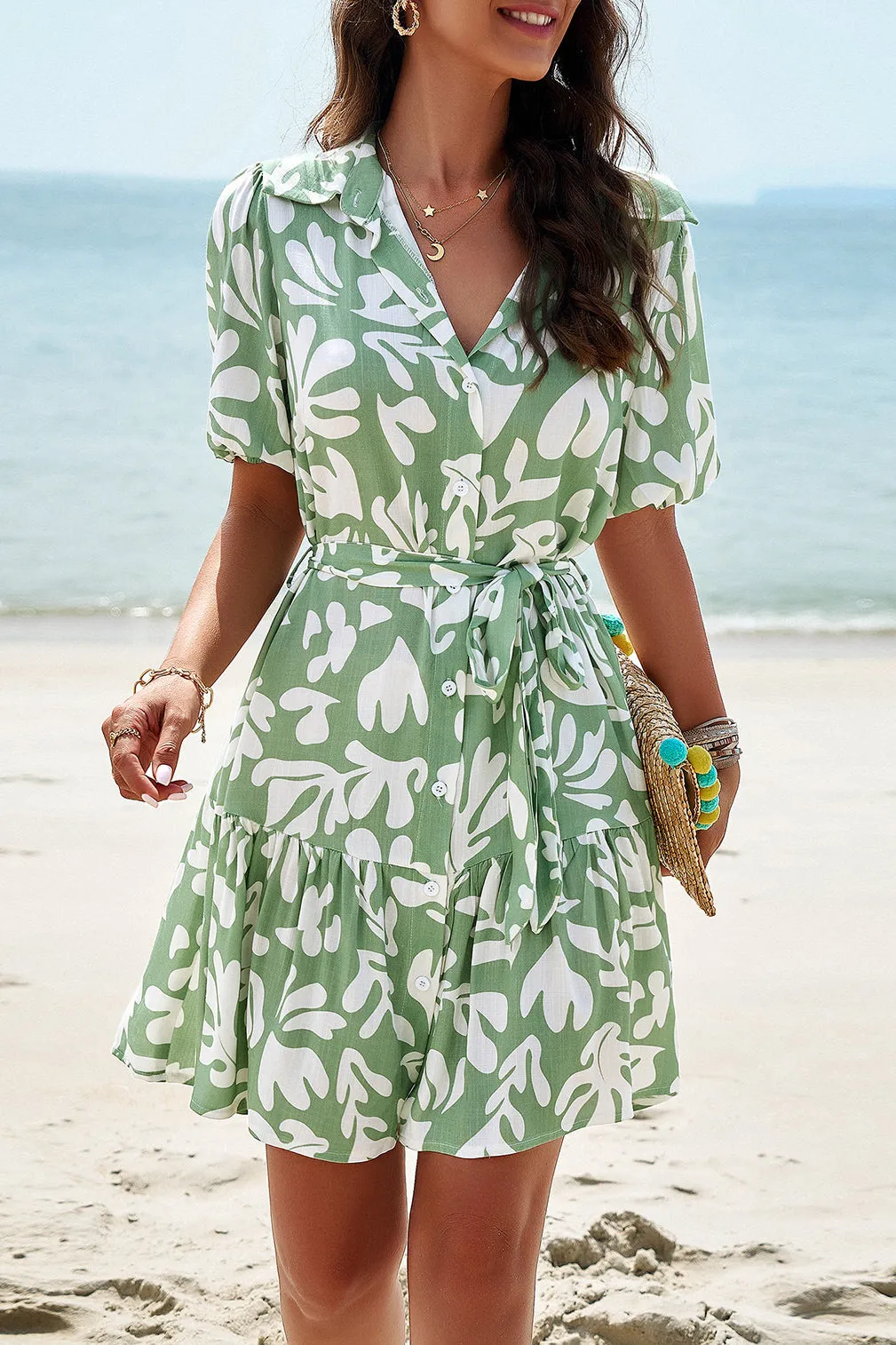 Anne Green Print Shirt Dress sold by Va Va Voom product image thumbnail 3
