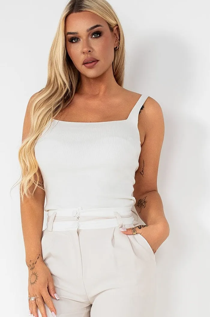 Marley Cream Knit Top sold by Va Va Voom