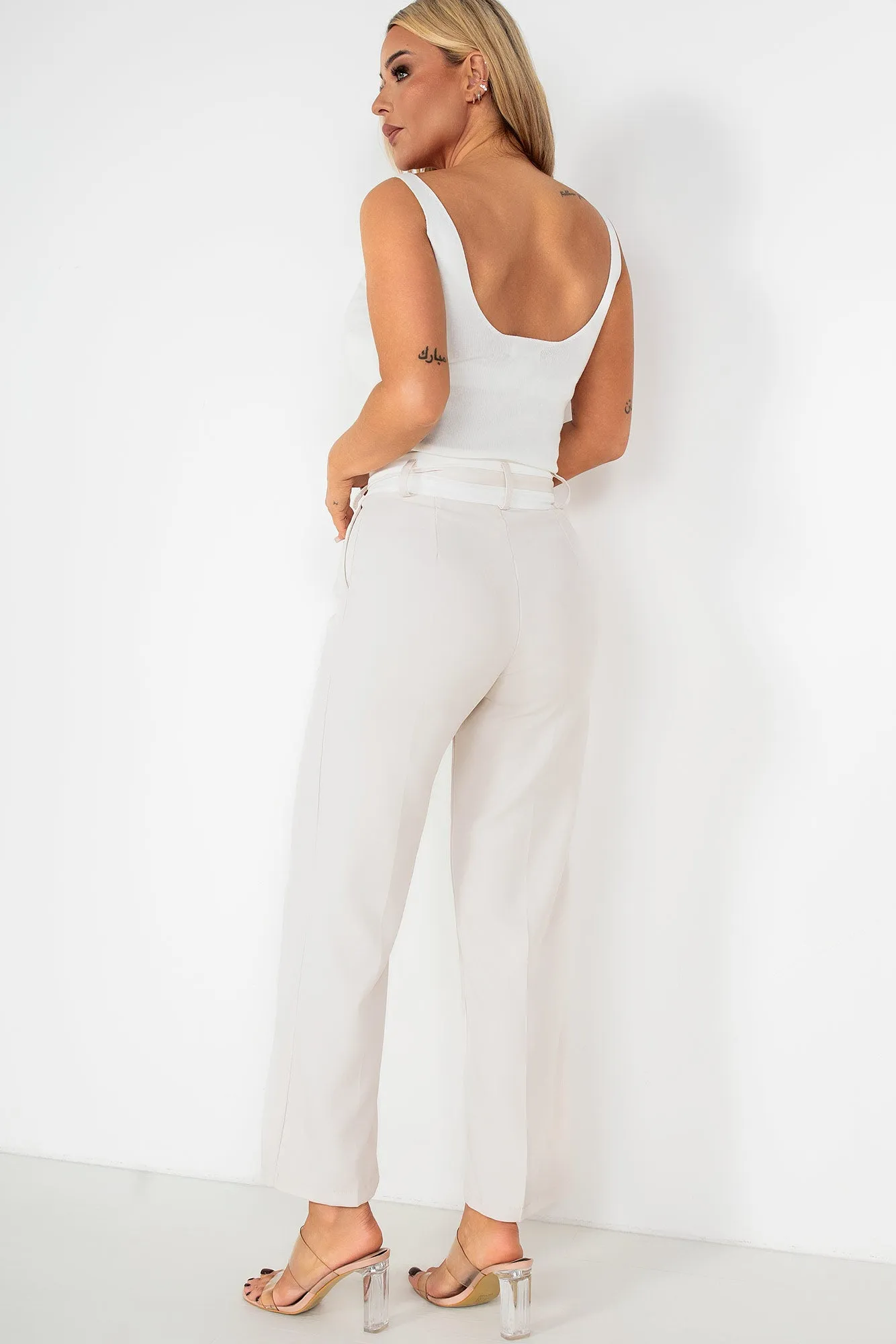 Marley Cream Knit Top sold by Va Va Voom product image thumbnail 2