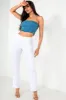 Clyde Blue Bandeau Shirred Top sold by Va Va Voom