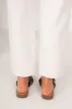 Udelia Black Faux Leather Sliders sold by Va Va Voom