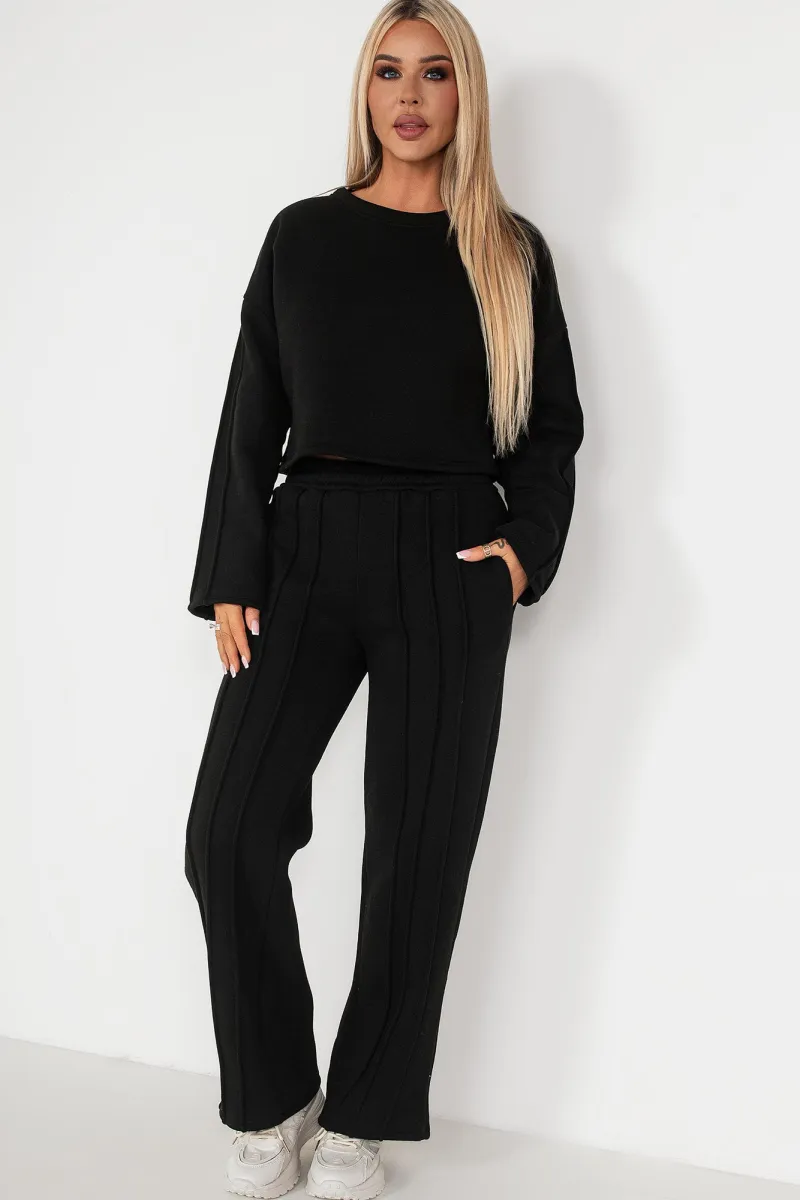 Zendaya Black Jogger Co Ord sold by Va Va Voom