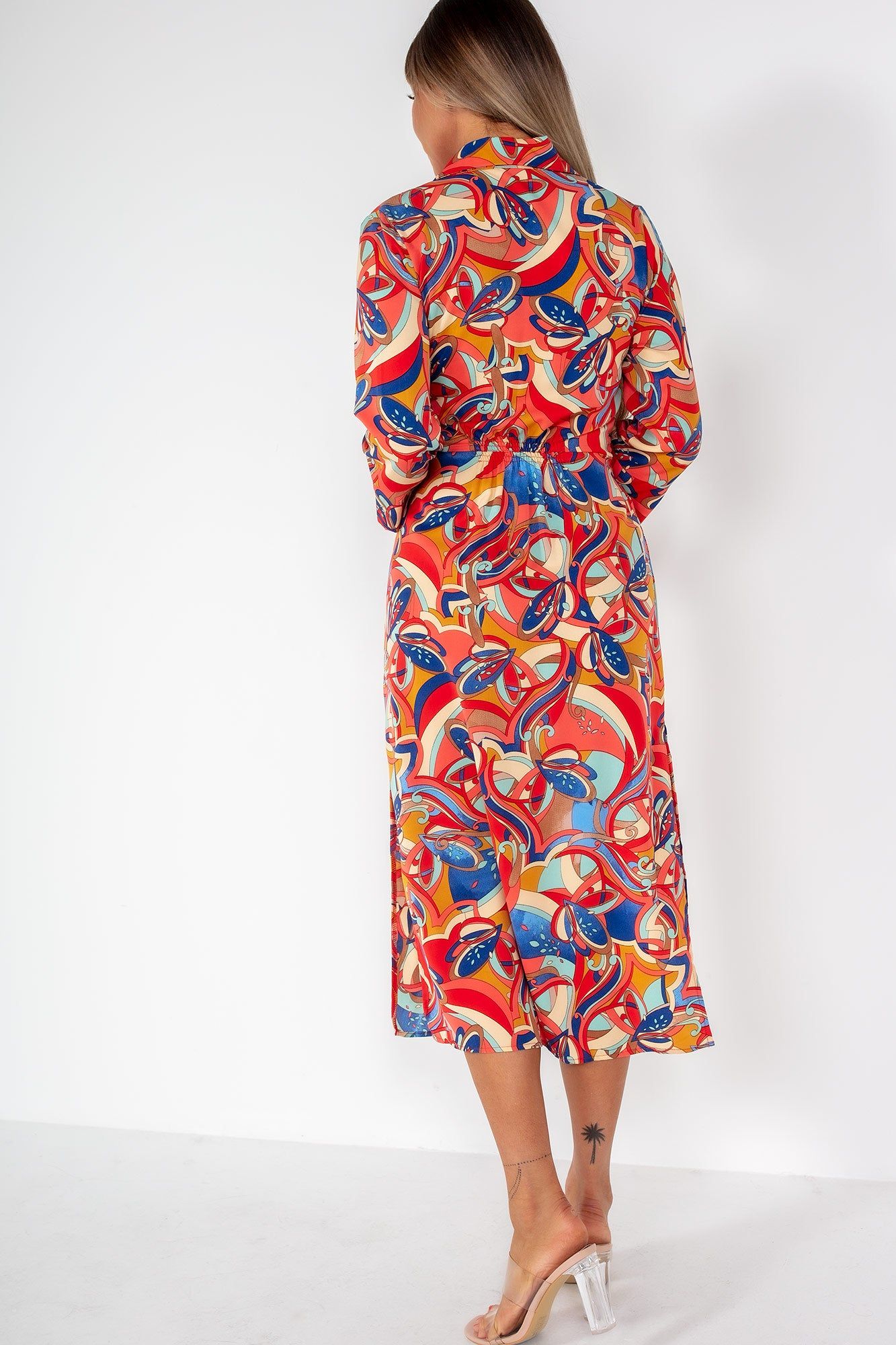 AX Paris Tilly Multi Printed Midi Dress sold by Va Va Voom product image thumbnail 4