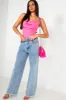 Lucy Bubblegum Pink Slinky Bodysuit sold by Va Va Voom