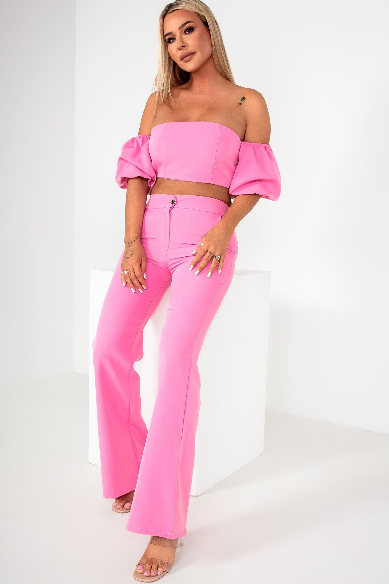 Delta Pink Trouser Co Ord sold by Va Va Voom product image thumbnail 3
